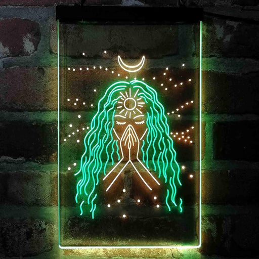 Psychic Girl Moon Star Bedroom Decoration LED Light Sign - Way Up Gifts