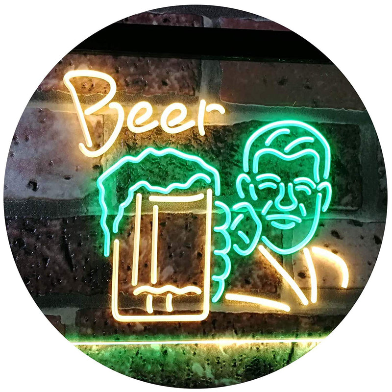 Classic Man Cave Beer LED Light Sign - LED Gift Works