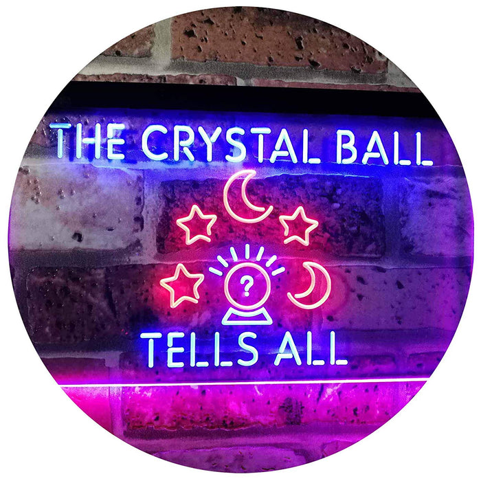 Psychic Fortune Teller Crystal Ball LED Light Sign - Way Up Gifts