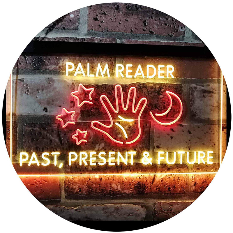 Psychic Fortune Teller Palm Reader LED Light Sign - LED Gift Works