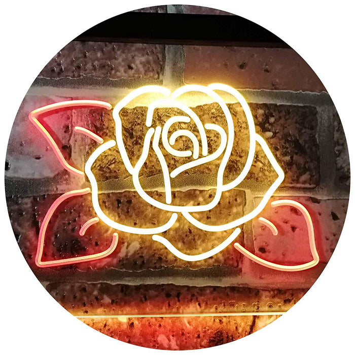 Rose Flower LED Light Sign - Way Up Gifts