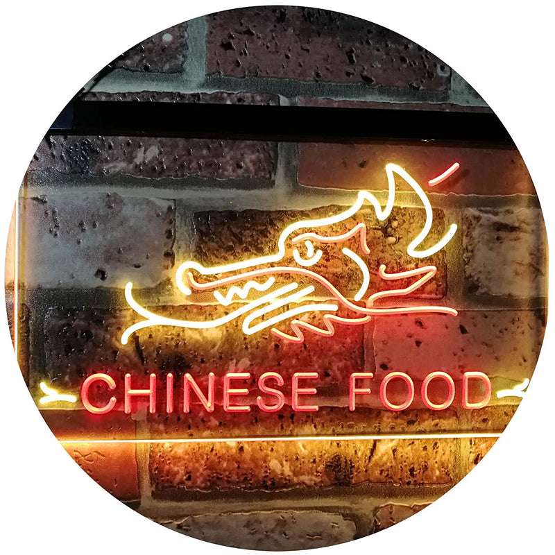 Restaurant Dragon Chinese Food LED Light Sign - LED Gift Works