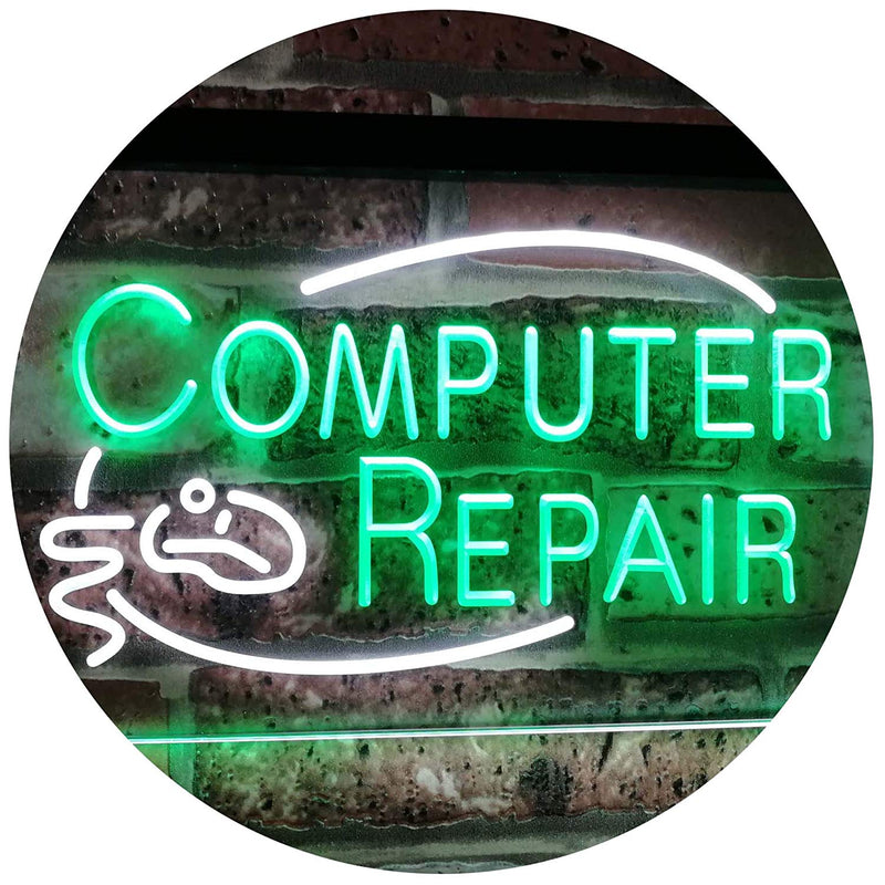 Computer Repair LED Light Sign - LED Gift Works