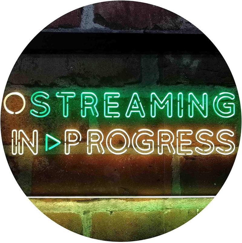 Streaming in Progress Display LED Light Sign - LED Gift Works