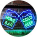 Home Bar Cold Beer Cheers LED Light Sign - Way Up Gifts