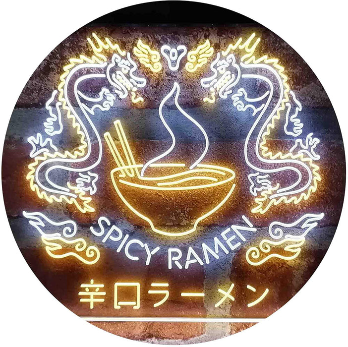 Dragon Spicy Ramen Japanese Food LED Light Sign - Way Up Gifts