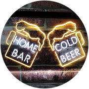 Home Bar Cold Beer Cheers LED Light Sign - LED Gift Works