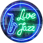 Music Live Jazz LED Light Sign - LED Gift Works