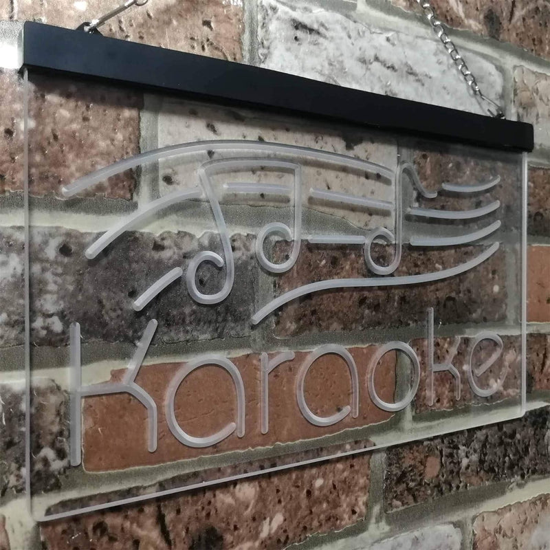 Karaoke Music Notes LED Light Sign - LED Gift Works