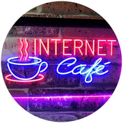 Coffee Wi-Fi Internet Cafe LED Light Sign - LED Gift Works