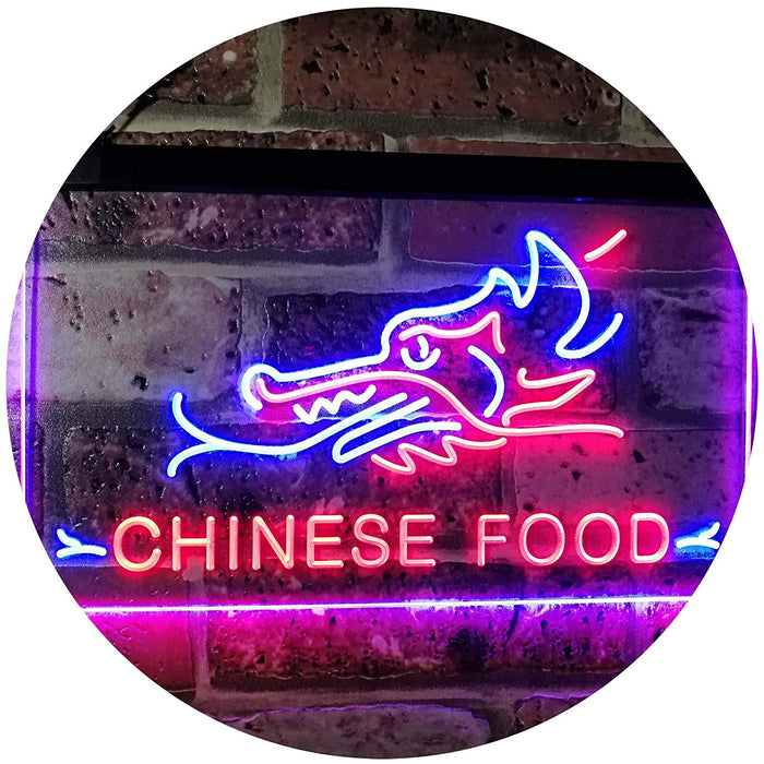 Restaurant Dragon Chinese Food LED Light Sign - Way Up Gifts
