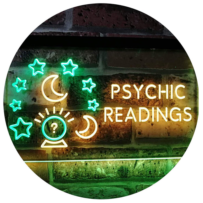 Crystal Ball Psychic Readings LED Light Sign - Way Up Gifts