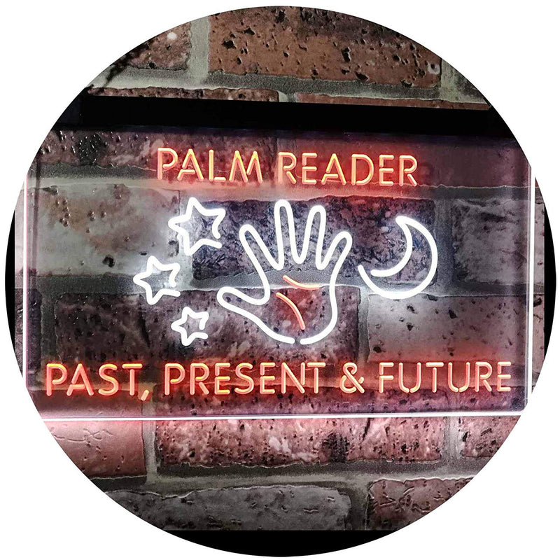 Psychic Fortune Teller Palm Reader LED Light Sign - LED Gift Works