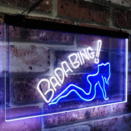 Sexy Girl Bada Bing Man Cave LED Light Sign - LED Gift Works