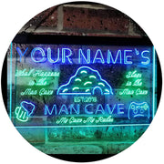 Personalized Man Cave LED Light Sign - LED Gift Works