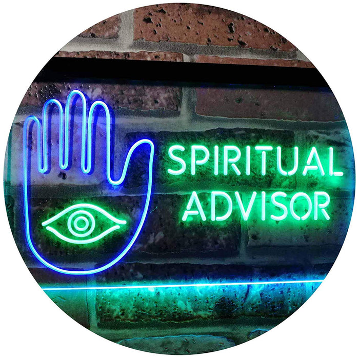 Psychic Spiritual Advisor LED Light Sign - Way Up Gifts