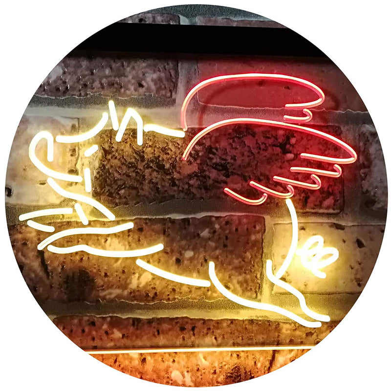 Flying Pig LED Light Sign - LED Gift Works