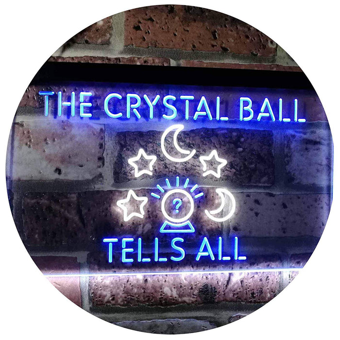 Psychic Fortune Teller Crystal Ball LED Light Sign - Way Up Gifts