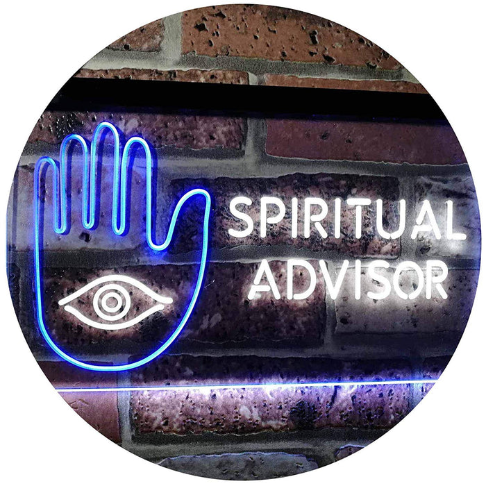 Psychic Spiritual Advisor LED Light Sign - Way Up Gifts