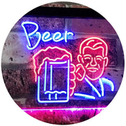 Classic Man Cave Beer LED Light Sign - LED Gift Works