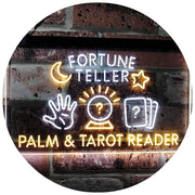 Psychic Fortune Teller Palm Tarot Reader LED Light Sign - LED Gift Works