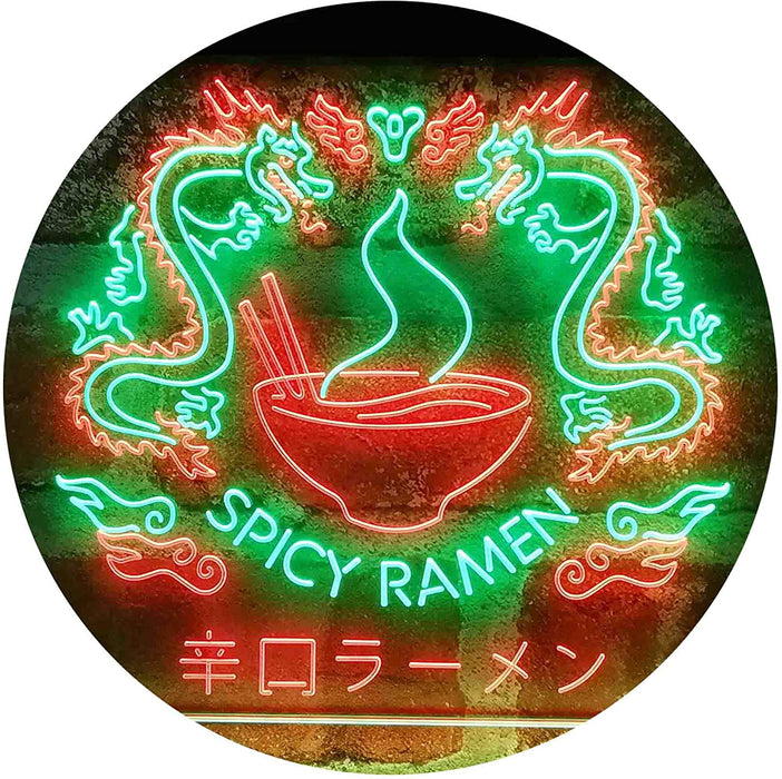 Dragon Spicy Ramen Japanese Food LED Light Sign - Way Up Gifts
