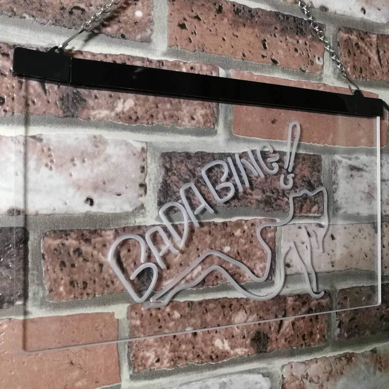 Sexy Girl Bada Bing Man Cave LED Light Sign - LED Gift Works