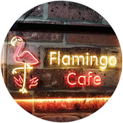 Flamingo Cafe LED Light Sign - LED Gift Works