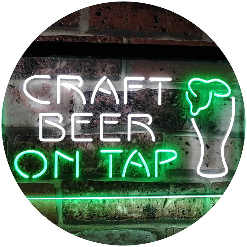 Craft Beer On Tap LED Light Sign - LED Gift Works