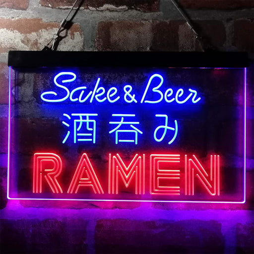 Japanese Sake and Beer Ramen LED Light Sign - Way Up Gifts