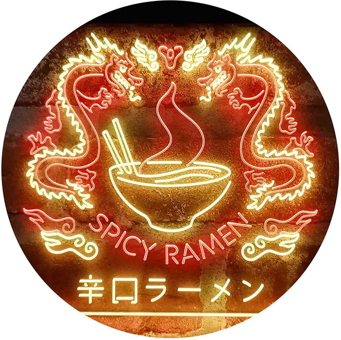 Dragon Spicy Ramen Japanese Food LED Light Sign - Way Up Gifts