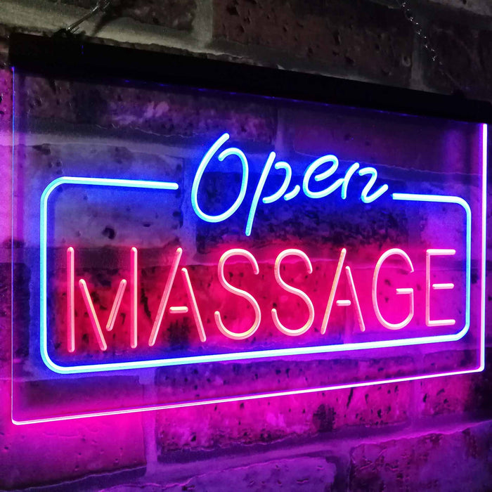 Open Massage LED Light Sign - Way Up Gifts