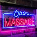 Open Massage LED Light Sign - Way Up Gifts