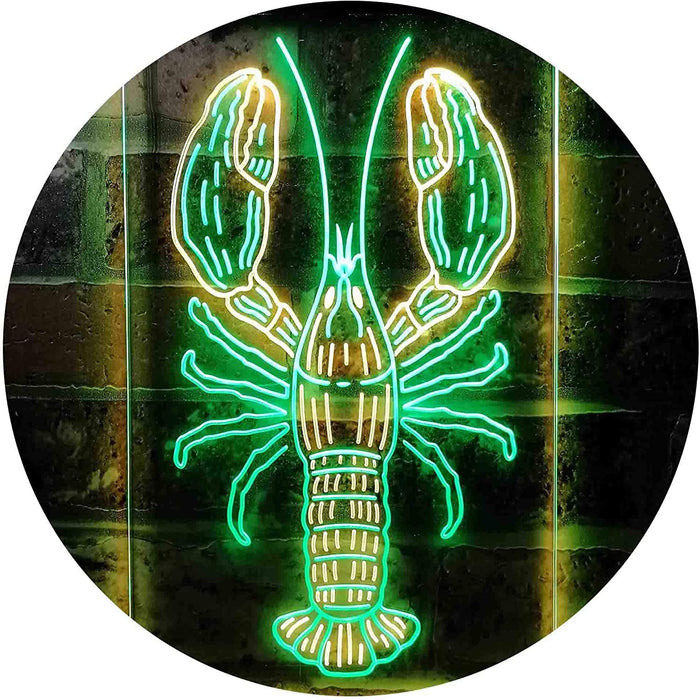 Lobster Seafood Restaurant LED Light Sign - Way Up Gifts