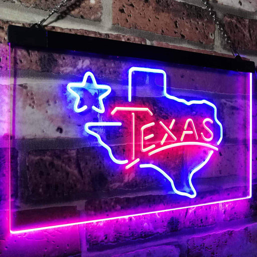 State of Texas LED Light Sign - LED Gift Works