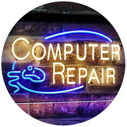 Computer Repair LED Light Sign - LED Gift Works
