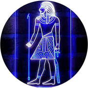Egyptian Pyramids Ancient Egypt Menes Pharaoh LED Light Sign - LED Gift Works