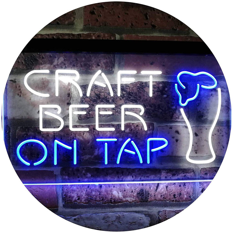Craft Beer On Tap LED Light Sign - LED Gift Works