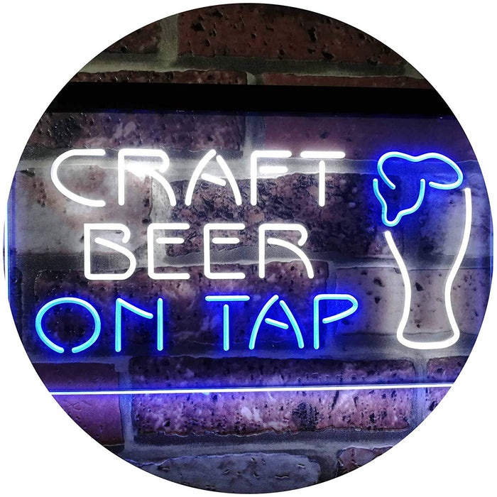 Craft Beer On Tap LED Light Sign - Way Up Gifts