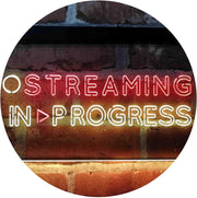 Streaming in Progress Display LED Light Sign - LED Gift Works