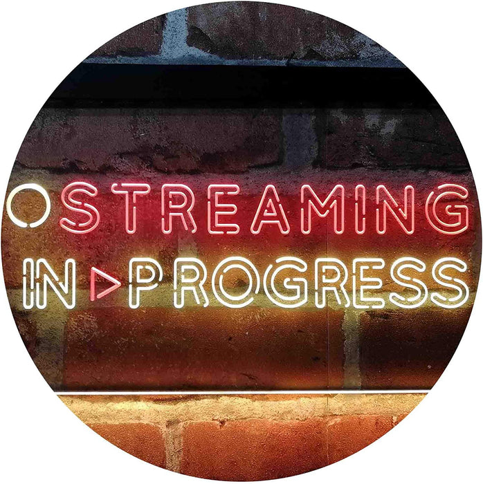 Streaming in Progress Display LED Light Sign - Way Up Gifts