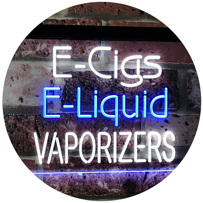 Vape Shop E-Cigs E-Liquid Vaporizers LED Light Sign - Way Up Gifts