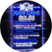 Man Cave Rule Game Room LED Light Sign - Way Up Gifts