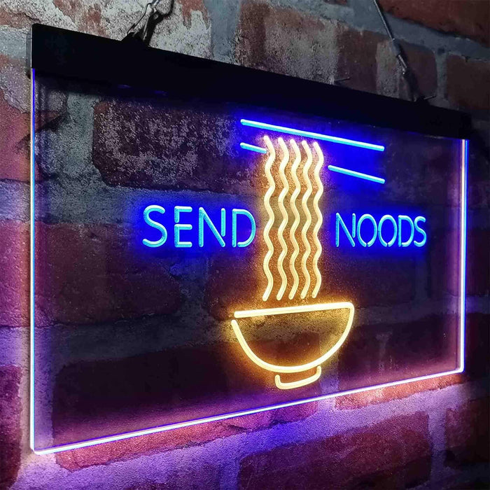 Humor Send Noods Noodles Home Decoration LED Light Sign - Way Up Gifts