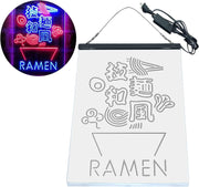 Ramen Bowl Japanese Style LED Light Sign - LED Gift Works