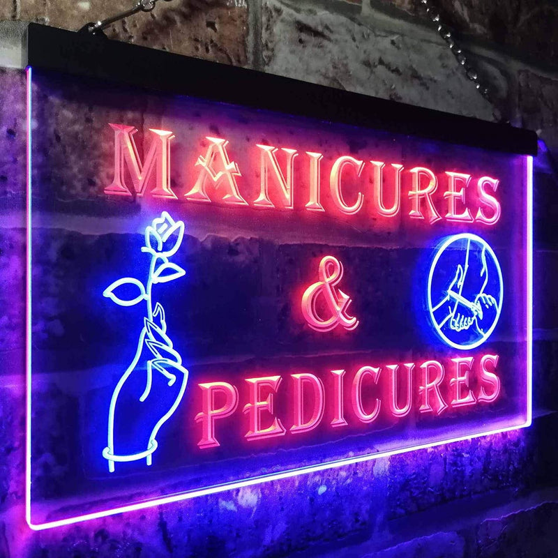 Manicures and Pedicures LED Light Sign - LED Gift Works