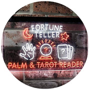 Psychic Fortune Teller Palm Tarot Reader LED Light Sign - LED Gift Works