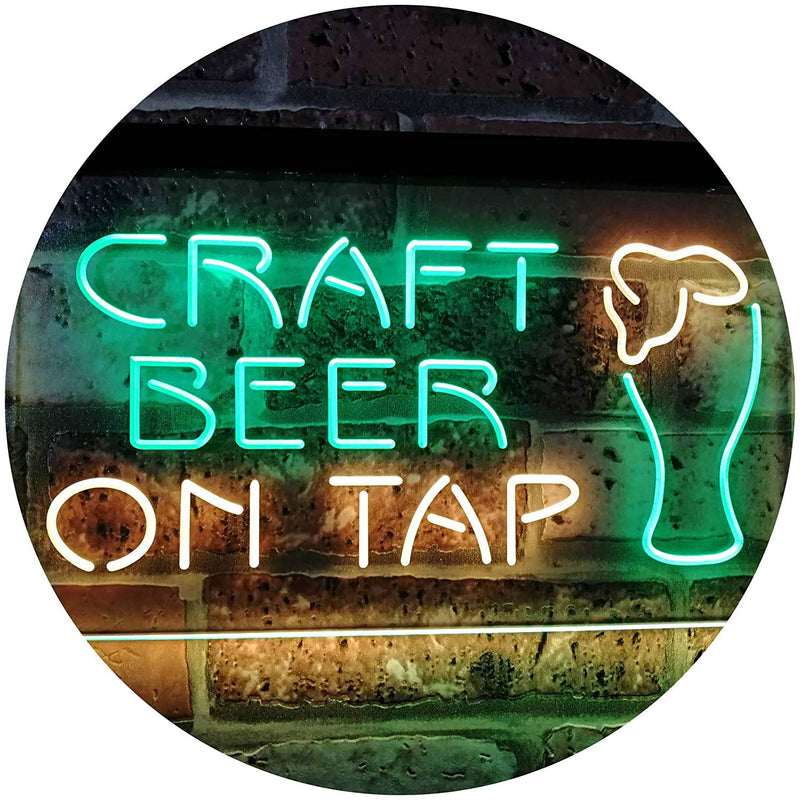 Craft Beer On Tap LED Light Sign - LED Gift Works