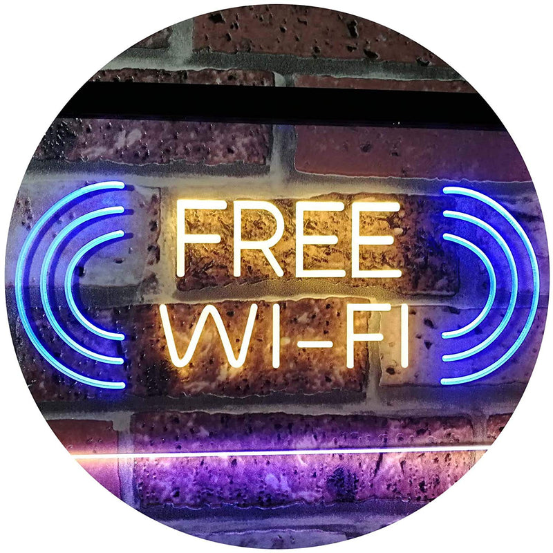 Internet Free Wi-Fi LED Light Sign - LED Gift Works