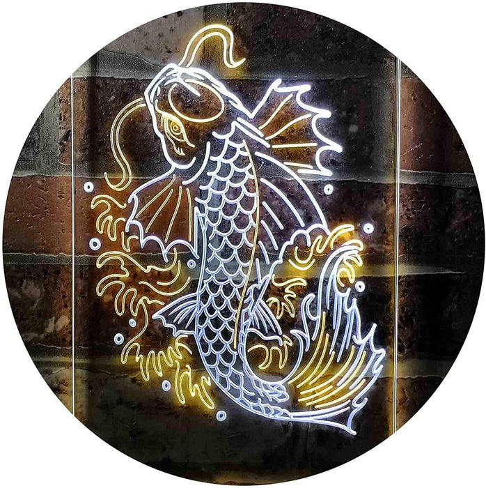 Koi Fish Display LED Light Sign - Way Up Gifts